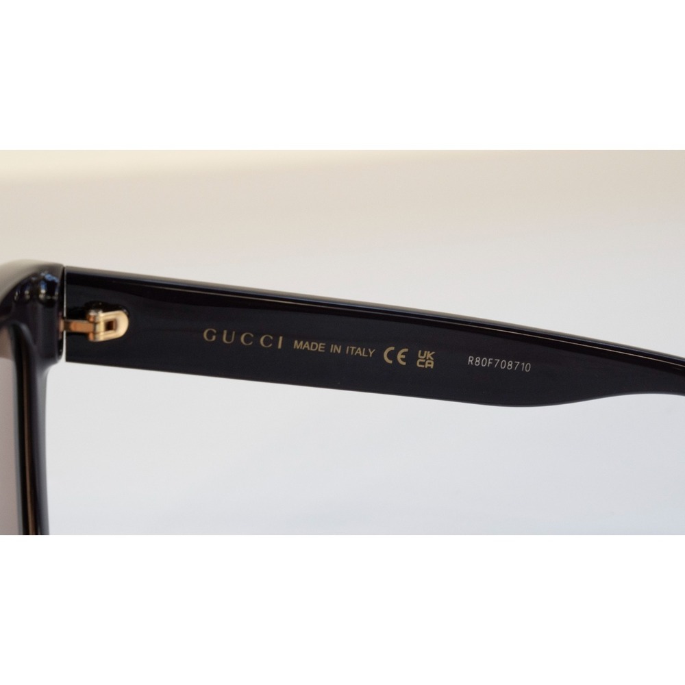 Gucci GG1338S Sunglasses Burgundy Brown Model Women - Picture 11 of 11